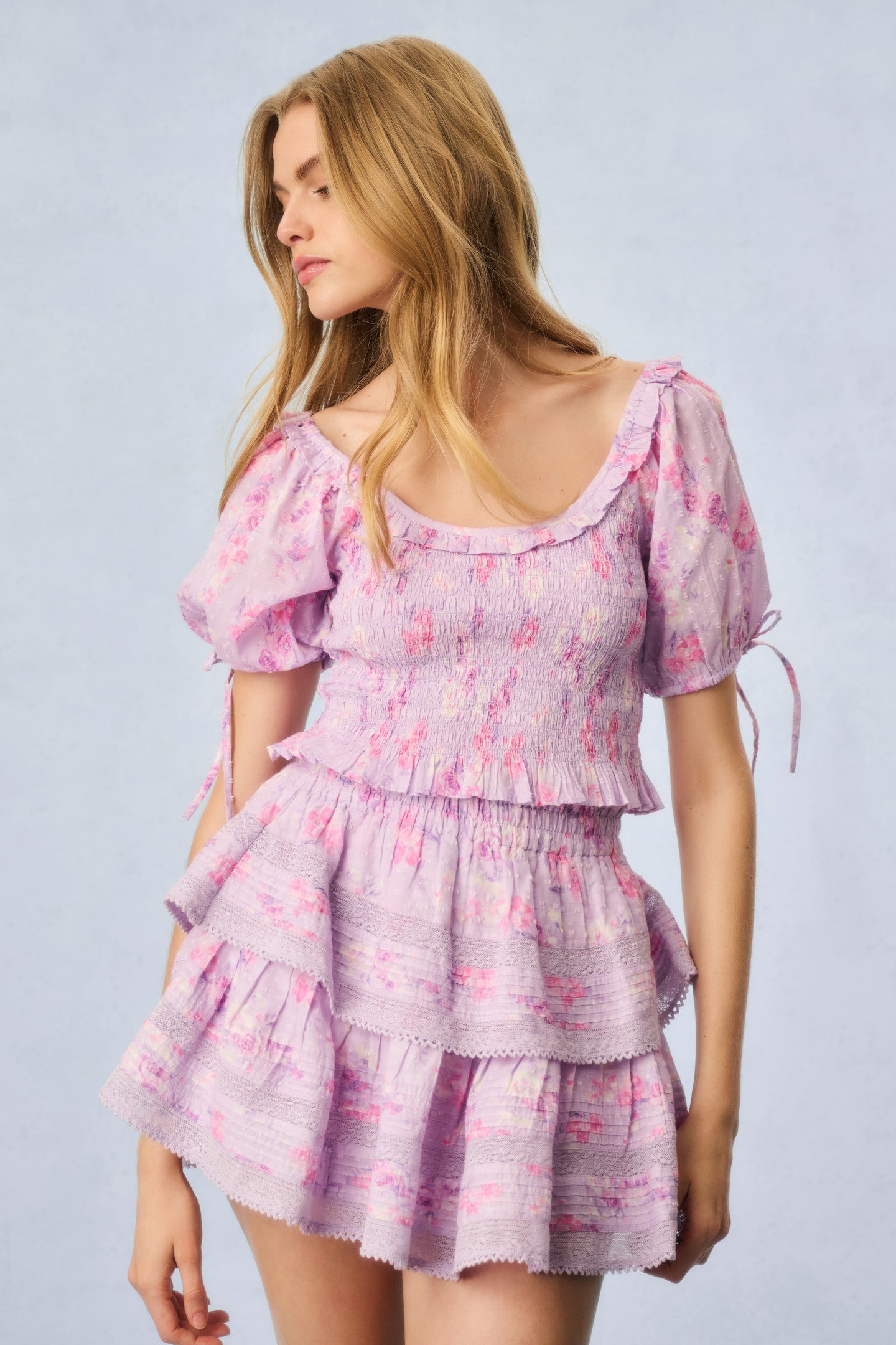 Molly Fragrance Print Top