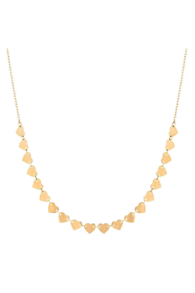 Mini Love Hearts Necklace by Ouf!