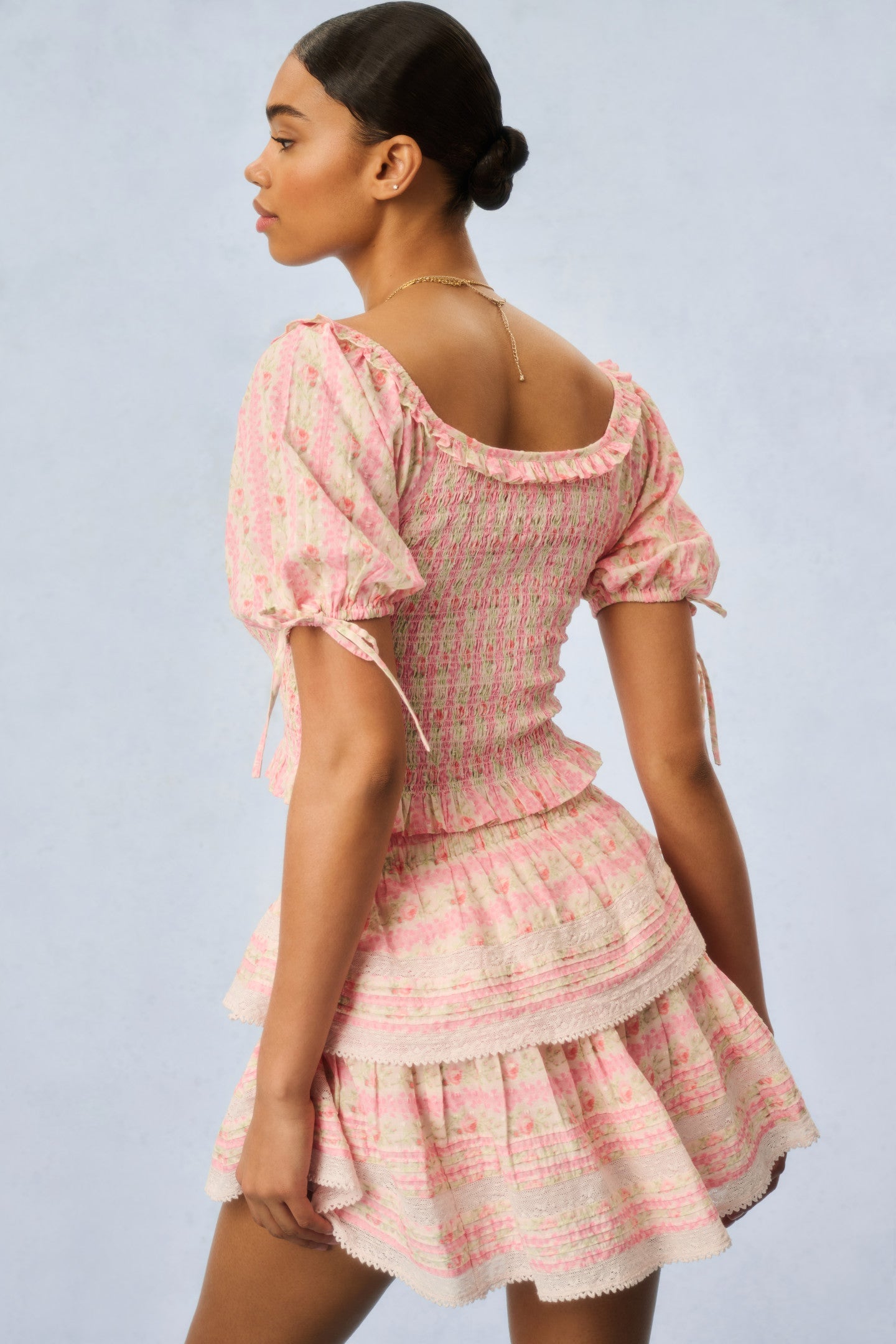 Molly Fragrance Print Top