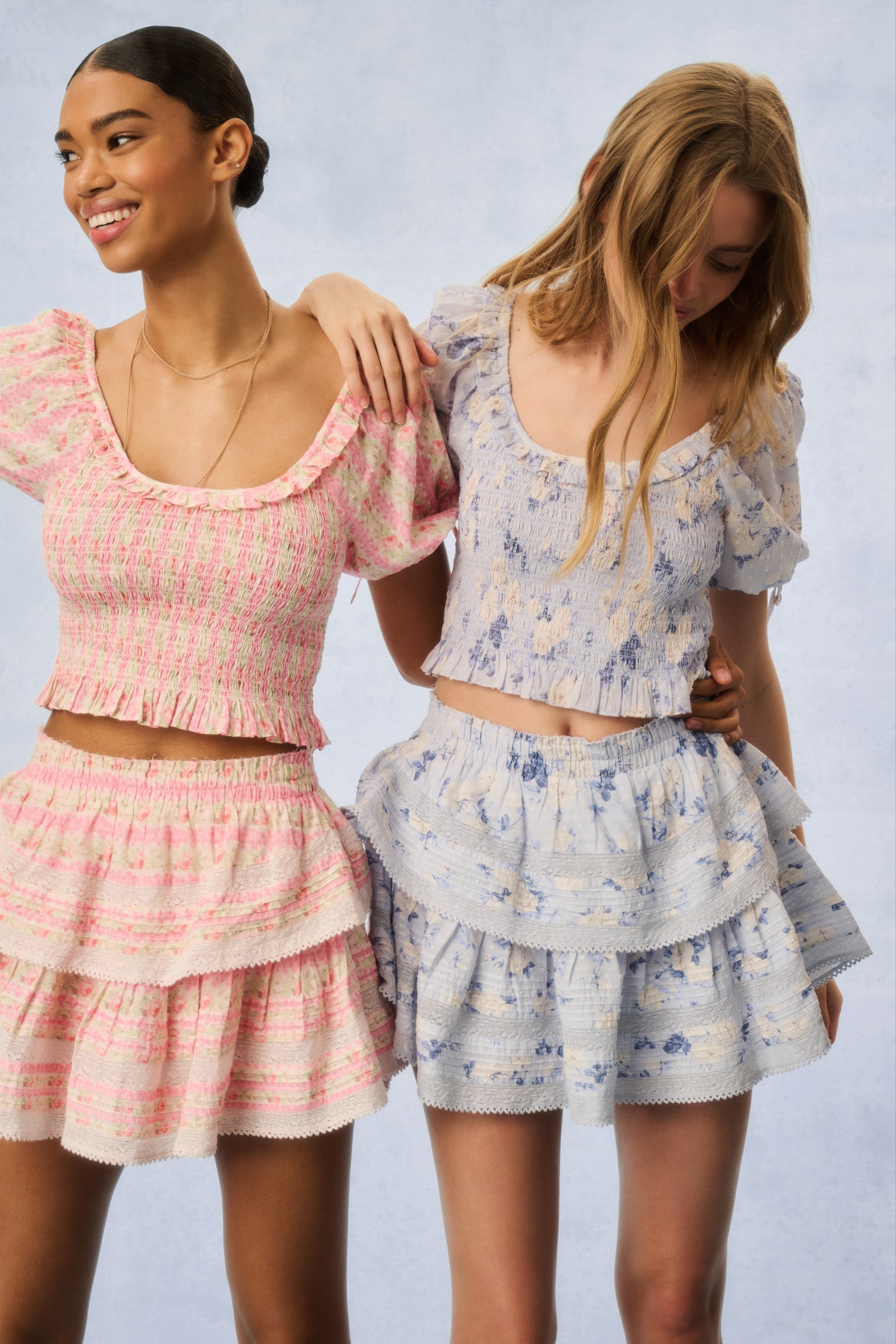 Molly Fragrance Print Top