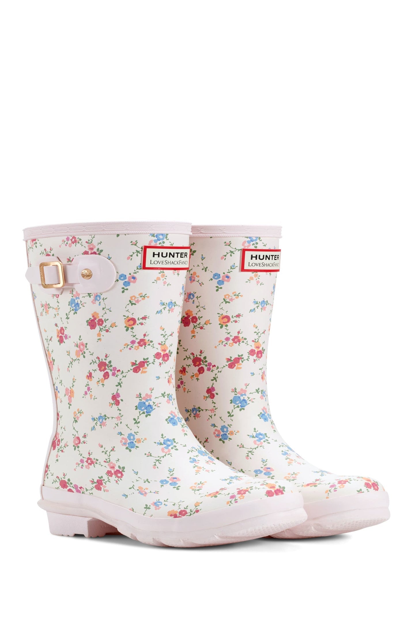 Hunter x LoveShackFancy Big Kids Original Boot - SUNRISE PATCHWORK